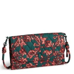 Vera Bradley Wildwood Wallet Crossbody - Premium Cotton
