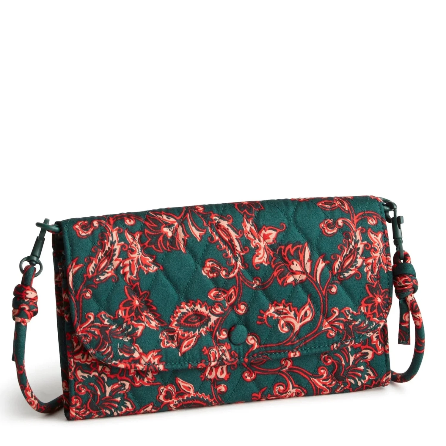 Vera Bradley Wildwood Wallet Crossbody - Premium Cotton 1 Vera Bradley Wildwood Wallet Crossbody - Premium Cotton