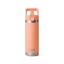 Yeti Rambler 18 Oz Water Bottle With Straw Cap -Occasionally Yours Gifts 70000004464 21071505456 YETI WSL drinkware Rambler 18oz Straw Bottle Low Country Peach Front Up 12896 2400x2400 18b40197 bcae 4062 a483 3facc4d14c30