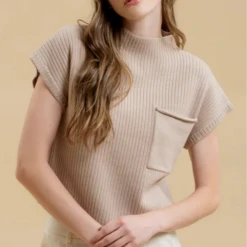 Robin Short Sleeve Sweater 10 Robin Short Sleeve Sweater -Occasionally Yours Gifts B4FT1024 Robin Short Sleeve Sweater 04