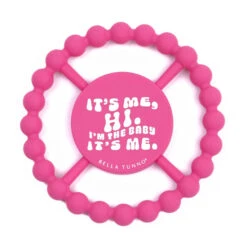 Happy Teether -Occasionally Yours Gifts Bella Tunno Happy Teether It s Me Hi 01