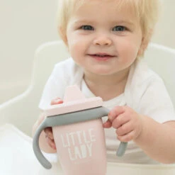 Sippy Cup 25 Sippy Cup -Occasionally Yours Gifts Bella Tunno Sippy Cup Little Lady Happy 06