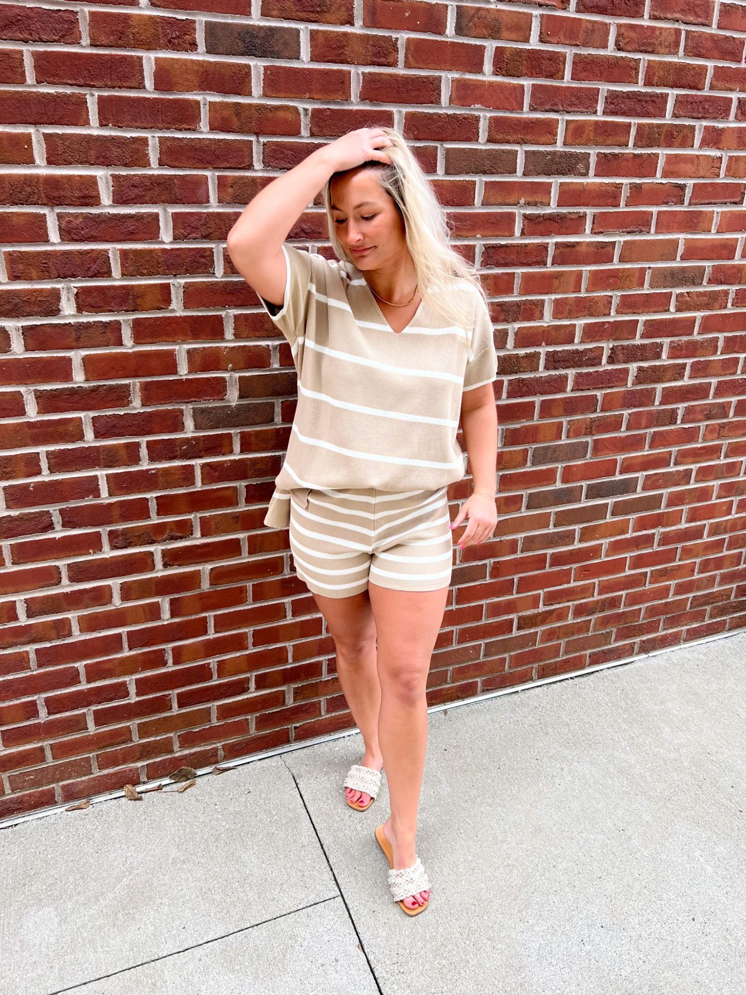 Bennett Striped Knit Short 3 Bennett Striped Knit Short - Image 3