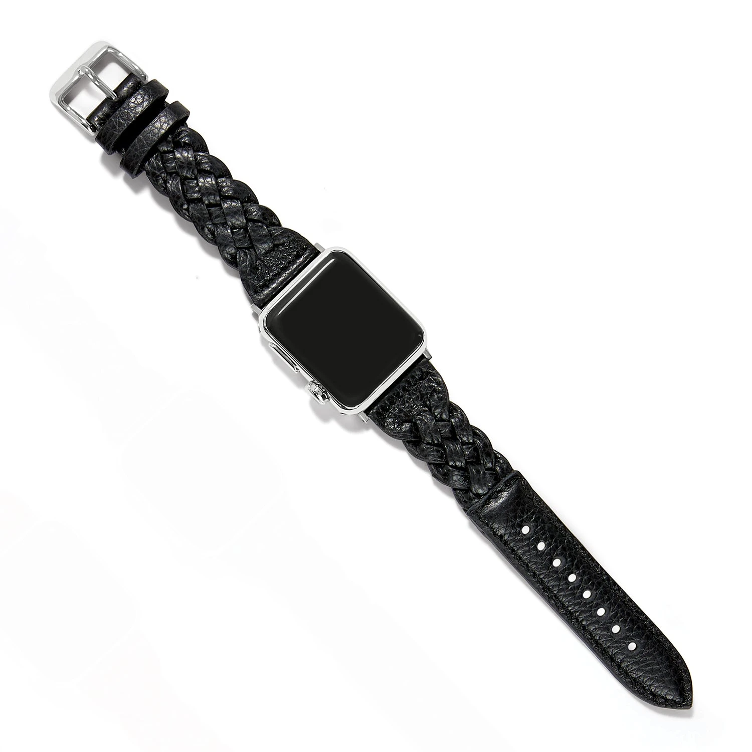 Sutton Braided Leather Black - Apple Watch Band 1 Sutton Braided Leather Black - Apple Watch Band