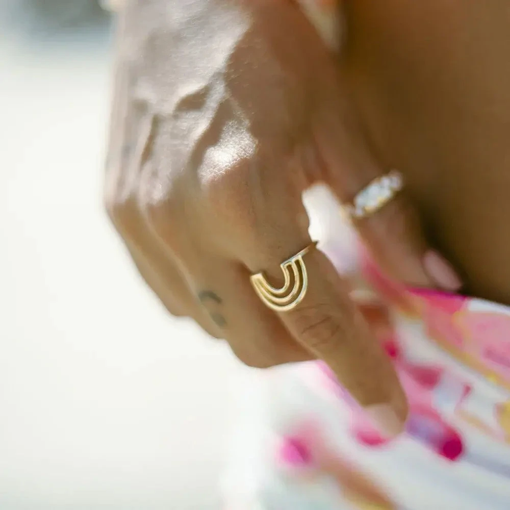 Chasing Rainbows Ring - Size 8 2 Chasing Rainbows Ring - Size 8 - Image 2