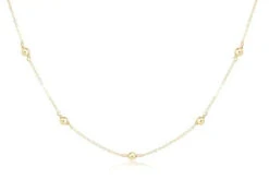 15" Choker Simplicity Chain Gold - Classic 4mm Gold