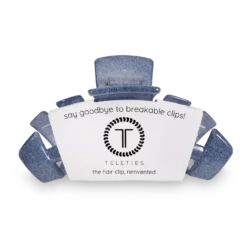 Denim - Large Hair Clip