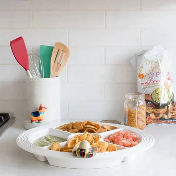 Divided Dish Melamine 2 Divided Dish Melamine - Image 2