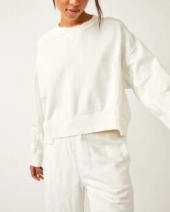 Intercept Pullover 26 Intercept Pullover -Occasionally Yours Gifts Free People Intercept Pullover White 02