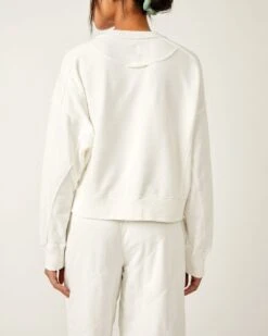 Intercept Pullover 28 Intercept Pullover -Occasionally Yours Gifts Free People Intercept Pullover White 04