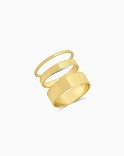 Occasionally Yours Gifts 49 Occasionally Yours Gifts -Occasionally Yours Gifts Gorjana 18k Gold Rose Ring Set 02