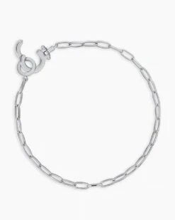Parker Mini Bracelet -Occasionally Yours Gifts Gorjana Parker Mini Bracelet Silver Plated 03