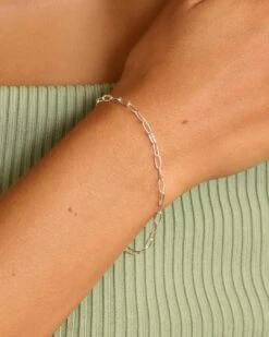 Parker Mini Bracelet -Occasionally Yours Gifts Gorjana Parker Mini Bracelet Silver Plated 04