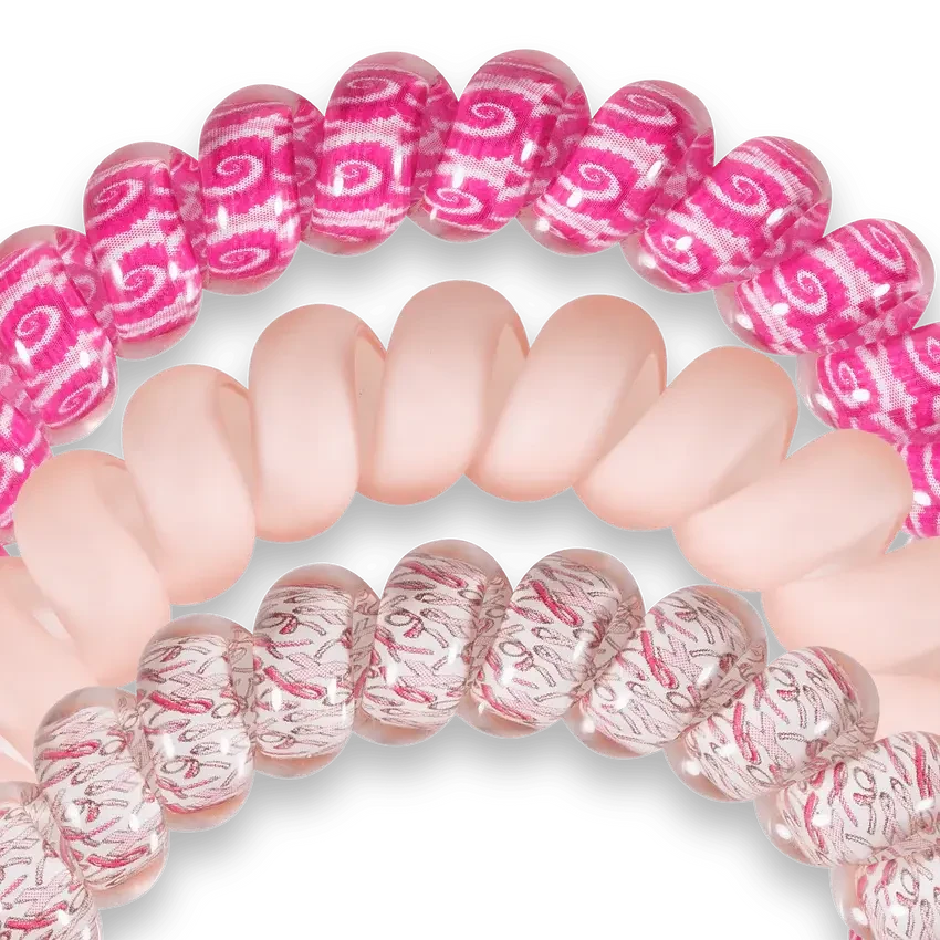 I Pink I Can - Large Hair Tie Pack 3 I Pink I Can - Large Hair Tie Pack - Image 3