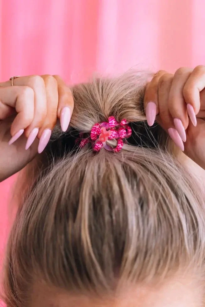 I Pink I Can - Large Hair Tie Pack 5 I Pink I Can - Large Hair Tie Pack - Image 5