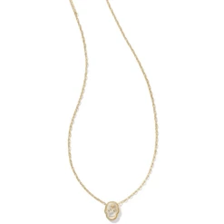 Skeleton Short Pendant Necklace -Occasionally Yours Gifts Kendra Scott Jewelry Skeleton Short Pendant Necklace Gunmetal