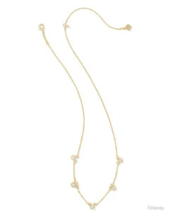 Mickey Minnie Mouse Strand Necklace -Occasionally Yours Gifts Kendra Scott Mickey Minnie Necklace Gold 00