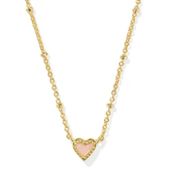Mini Ari Heart Satellite Short Pendant Necklace