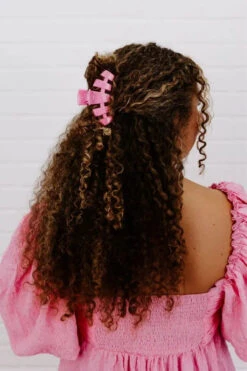 Peonies Please - Medium Hair Clip 7 Peonies Please - Medium Hair Clip -Occasionally Yours Gifts Medium Peonies 4