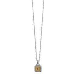 Mosaic Two Tone Mini Tile Necklace