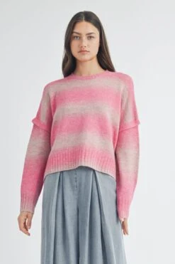 Penelope Brushed Striped Sweater