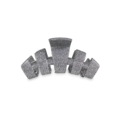 Silver Glitter - Medium Hair Clip