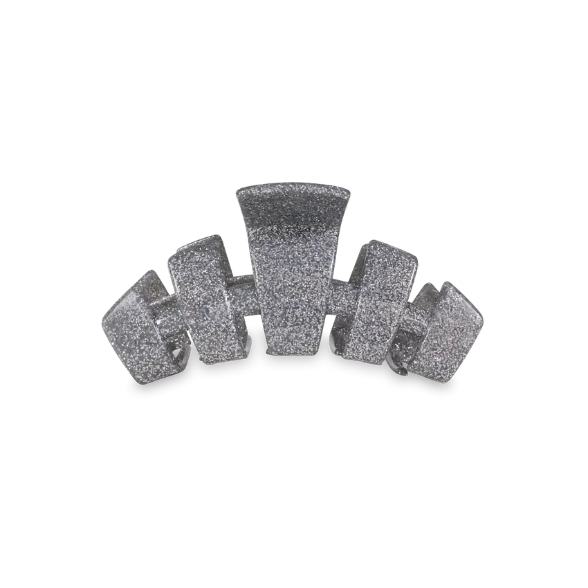 Silver Glitter - Medium Hair Clip 1 Silver Glitter - Medium Hair Clip