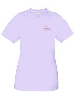 Best Life Short Sleeve Tee -Occasionally Yours Gifts Simply Southern Best Life Tee Purple 2