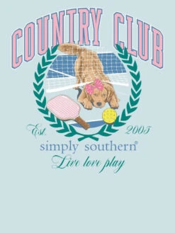 Country Club Short Sleeve Tee -Occasionally Yours Gifts Simply Southern Country Club Tee 3