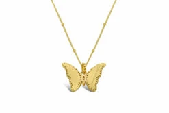 Spread Your Wings Butterfly - Gold Necklace -Occasionally Yours Gifts Spread Your Wings Butterfly Gold Necklace 2
