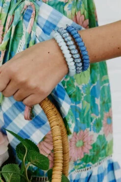 Spring Showers - Large Hair Tie Pack 7 Spring Showers - Large Hair Tie Pack -Occasionally Yours Gifts Spring Showers Large 4 1