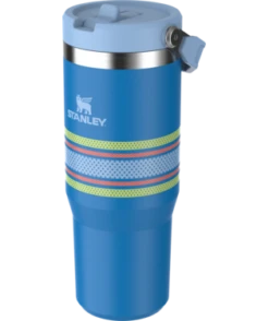 Stanley The IceFlow™ Flip Straw Tumbler 30 Oz -Occasionally Yours Gifts Stanley Cup 30 oz Azure Mesh 01