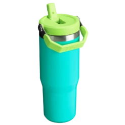 Stanley The IceFlow™ Flip Straw Tumbler 30 Oz -Occasionally Yours Gifts Stanley Cup 30 oz Tropical Teal 02