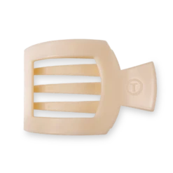 Large Square Flat Hair Clip 21 Large Square Flat Hair Clip -Occasionally Yours Gifts TELETIES almond beige large flat square clip large hair clip 01