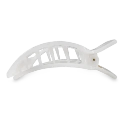 Large Square Flat Hair Clip 14 Large Square Flat Hair Clip -Occasionally Yours Gifts TELETIES coconut white large flat square clip large hair clip 03