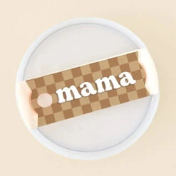 Tumbler Lid Tag (People) -Occasionally Yours Gifts The Darling Effect Tumbler Lid Tag Mama