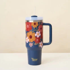 40 Oz Take Me Everywhere Tumbler -Occasionally Yours Gifts The Darling Effect take me everywhere wild about you navy the darling effect conway kitchen1