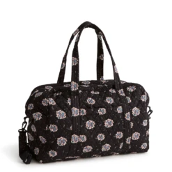 Vera Bradley Miramar Weekender - Premium Cotton -Occasionally Yours Gifts Vera Bradley Miramar Weekender Feathery Bouqet 03