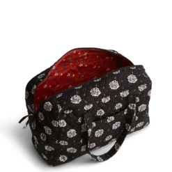 Vera Bradley Miramar Weekender - Premium Cotton -Occasionally Yours Gifts Vera Bradley Miramar Weekender Feathery Bouqet 04