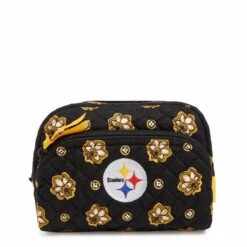 Vera Bradley NFL Medium Cosmetic 12 Vera Bradley NFL Medium Cosmetic -Occasionally Yours Gifts Vera Bradley NFL Meidum Cosmetic Pittsburgh Steelers 3889817675 V1