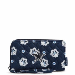 Vera Bradley NFL RFID Front Zip Wristlet