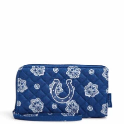 Vera Bradley NFL RFID Front Zip Wristlet -Occasionally Yours Gifts Vera Bradley NFL Wallet Indianapolis Colts 3889217676 V1