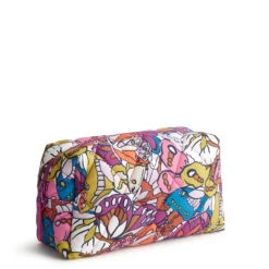 Vera Bradley Large Cosmetic - Nylon -Occasionally Yours Gifts Vera Bradley New Day Large Cosmetic Bag in Nylon Flutter 01
