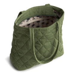 Vera Bradley Small Original Tote - Performance Twill -Occasionally Yours Gifts Vera Bradley Small Original Tote Bronze Green 02