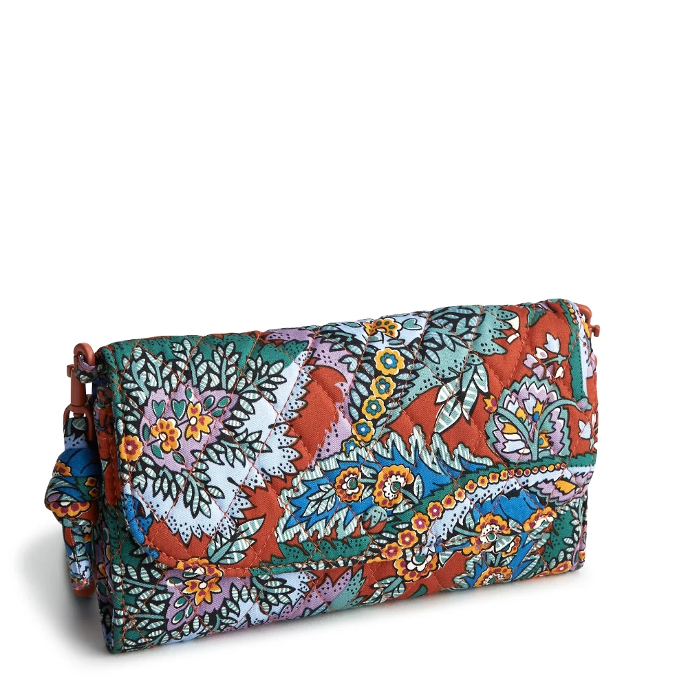 Vera Bradley Wildwood Wallet Crossbody - Premium Cotton 5 Vera Bradley Wildwood Wallet Crossbody - Premium Cotton - Image 5