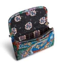 Vera Bradley Wildwood Wallet Crossbody - Premium Cotton 25 Vera Bradley Wildwood Wallet Crossbody - Premium Cotton -Occasionally Yours Gifts Vera Bradley Wildwood Wallet Crossbody 03