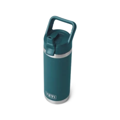 Yeti Rambler 18 Oz Water Bottle With Straw Cap -Occasionally Yours Gifts YETI 18 oz Water Bottle Agave Teal 03