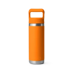Yeti Rambler 18 Oz Water Bottle With Straw Cap -Occasionally Yours Gifts YETI 18 oz Water Bottle King Crab Orange 02