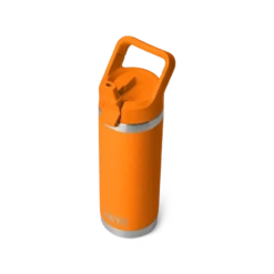 Yeti Rambler 18 Oz Water Bottle With Straw Cap -Occasionally Yours Gifts YETI 18 oz Water Bottle King Crab Orange 03
