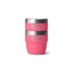 Yeti Rambler 4 Oz Cups (2 Pack) -Occasionally Yours Gifts YETI Drinkware Rambler Stackable 4oz Cups 2 Pack Tropical Pink 01
